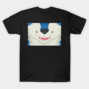 Blue Husky Face T-Shirt